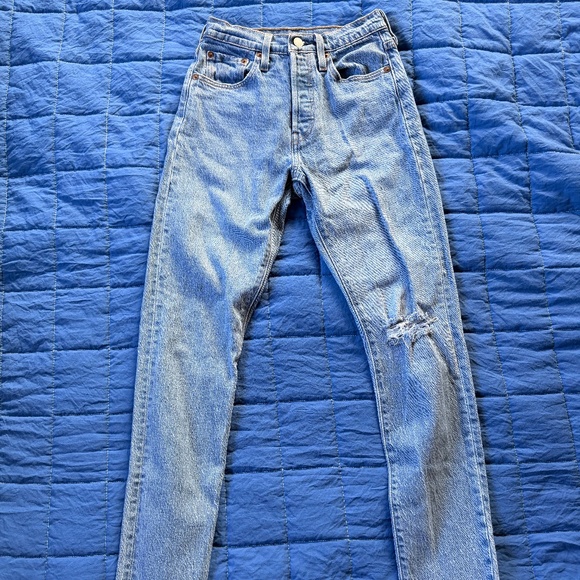 Levi’s Denim 501 Straight Leg Jeans - Picture 1 of 4